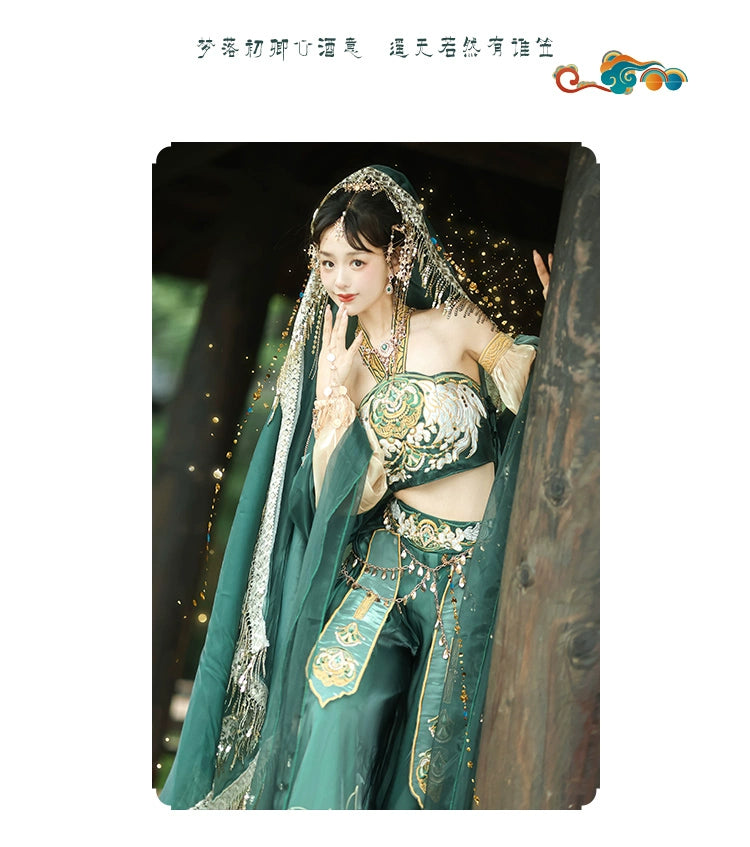 The Wizard of Oz, Guo Huang, Flying Princess, and Girl's Exotic Hanfu with Han Elements Dance Costume