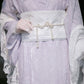 Purple high-end lace Taisho Romance modified kimono