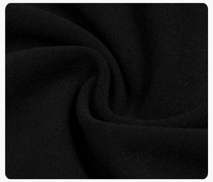 Black coat fabric texture close-up