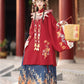 Flower marriage Ming Dynasty Red Hanfu