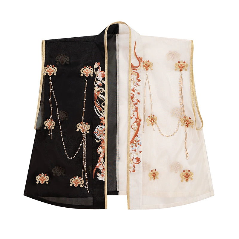 Step into the refined world of Tang Dynasty elegance with our Hanfu Daily Tear Skirt Black Women's Suit. Crafted to perfection, this ensemble embodies the essence of traditional Chinese fashion, offering a blend of sophistication and modern flair.From classic hanfu dresses to stylish shirts and accessories, our selection caters to every fashion enthusiast.