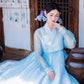 Blue Hanbok Korean Dress Women's Court Dress