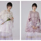 [Mountain Mist Lily] Imitation Makeup Flower Horse Dress Crew Neck Ming Hanfu Suit Women