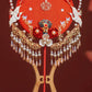 如意 ｜ Bridal fan  Chinese wedding bouquet