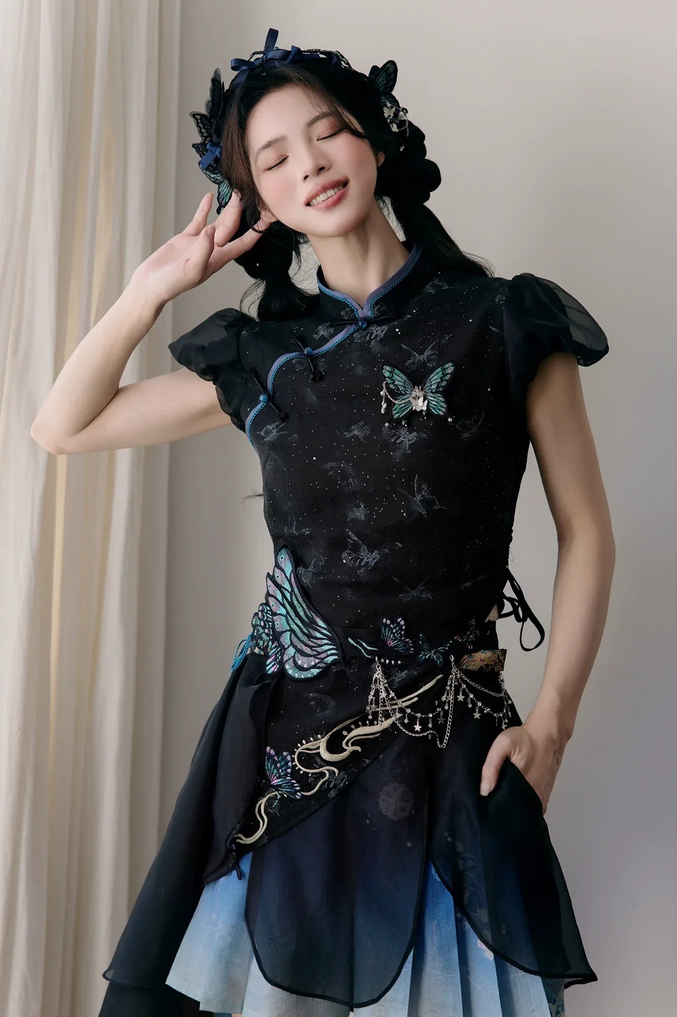 hanfu dress short Girls Short Dresses Ancient Style Summer Hanfu