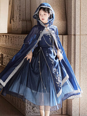 Discover a blue modern hanfu with elegant hanfu sleeves, a stylish hanfu jacket, and timeless charm. Perfect for princess hanfu dress, fairy hanfu dress, or casual hanfu, it suits every hanfu woman. Pair with a hanfu shirt or wear it as a modern hanfu dress. Inspired by Ming Dynasty hanfu, it’s ideal for hanfu cosplay or as a cozy winter hanfu. Visit our hanfu shop for the best modernised hanfu and authentic blue hanfu.