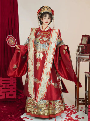 Discover elegant red Chinese wedding dresses, cheongsam wedding dresses, and Chinese collar wedding gowns. For men, shop Chinese wedding suits, male outfits, and wedding hanfu. Our collection includes plus size Chinese wedding dresses, modern Chinese wedding dresses, and accessories like Chinese wedding shoes and flowers. Don’t miss our Chinese wedding cabinet for special occasions.