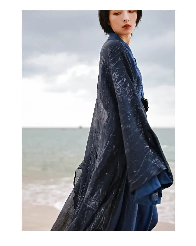 Super fairy autumn three-piece Hanfu antique jacket Chinese suit women's clothing