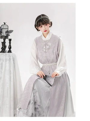 This purple hanfu for women features elegant hanfu sleeves, intricate hanfu patterns, and layered hanfu skirt designs. Perfect as a princess hanfu dress, fairy hanfu dress, or sexy hanfu, it’s inspired by Tang Dynasty hanfu and ideal for hanfu cosplay or hanfu dance styles. Available in plus size hanfu, it’s perfect for any occasion. Wondering where to buy hanfu? Visit our hanfu shop for the best hanfu for sale options.