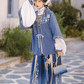 This elegant blue hanfu for women features flowing hanfu sleeves, intricate hanfu patterns, and classic hanfu layers. Perfect as a princess hanfu dress, fairy hanfu dress, or sexy hanfu, it’s inspired by Tang Dynasty hanfu and ideal for hanfu cosplay or hanfu dance styles. Available in plus size hanfu, it pairs beautifully with a chic hanfu skirt. Wondering where to buy hanfu? Explore our trusted hanfu shop for the best hanfu for sale options. 