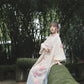 White Japanese kimono retro small sleeve modified kimono