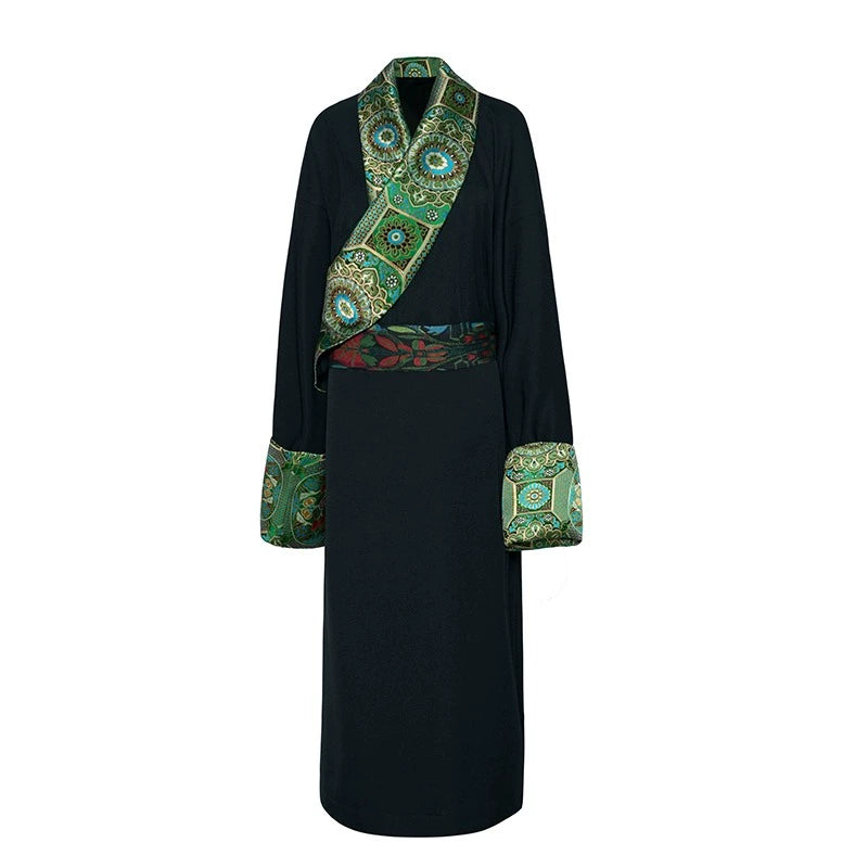 Modern Tibetan Dress with Traditional Flair