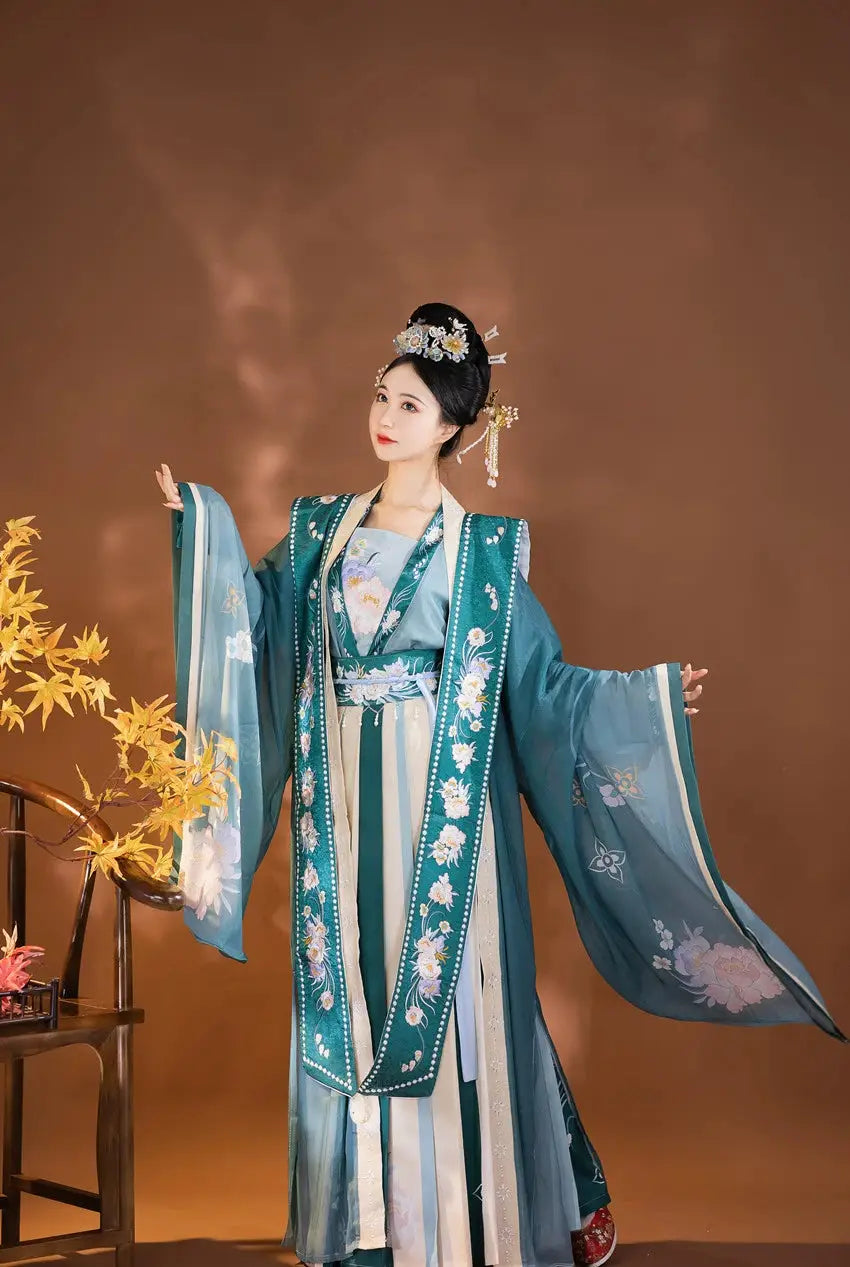 This blue hanfu with elegant hanfu sleeves is inspired by Ming Dynasty hanfu male designs. Perfect as a princess hanfu dress, it’s available in silk hanfu, cotton hanfu, and hanfu lolita styles. Featuring layered hanfu jacket options, it’s ideal for hanfu women, including plus size hanfu. Pair it with a hanfu shirt and shop authentic designs at our hanfu shop.