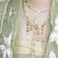 Hanfu butterfly versatile ancient cheongsam necklace Tang and Song accessories.