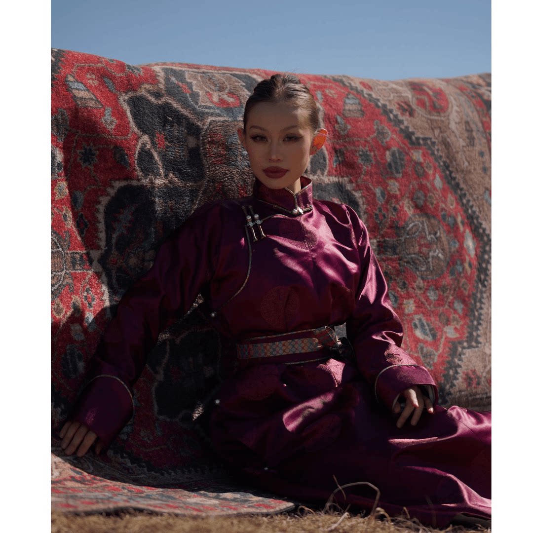 Nomad Grace – Women’s Mongolian-Style Long Dress | High-End Ethnic Gown in 9 Colours