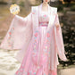 Song Dynasty Han pink Clothing Fairy Elegant Chinese Style Xiachu Ancient Clothing Spring and Autumn