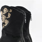 Men's shoes retro official boots auspicious cloud embroidery