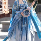 This blue hanfu for women features elegant hanfu sleeves, intricate hanfu patterns, and layered designs. Perfect as a princess hanfu dress, fairy hanfu dress, or sexy hanfu, it’s inspired by Tang Dynasty hanfu and ideal for hanfu cosplay or hanfu dance styles. Shop plus size hanfu, hanfu skirts, and more at our trusted hanfu shop. Wondering where to buy hanfu? Explore hanfu for sale from top Chinese clothing brands and the best Chinese designer clothing websites at our Chinese clothing store online.