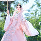 Pink Korean traditional court dress