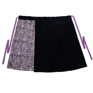 Twilight Purple Song Dynasty Hanfu 3-Piece Set - sleeve and cuff detail