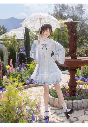 Hymn of the Sea Ming Hanfu Mamian skirt and cloud collar product photo 18