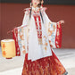 Flower marriage Ming Dynasty Red Hanfu