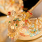 Champagne Golden Bride Chinese Wedding Shoes