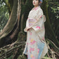 White Japanese kimono retro small sleeve modified kimono