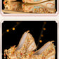 Champagne Golden Bride Chinese Wedding Shoes