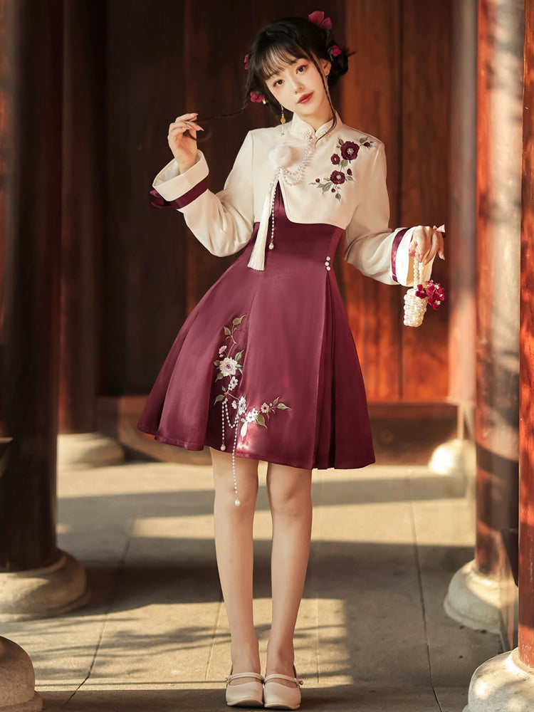 Camellia about lolita Chinese style cheongsam