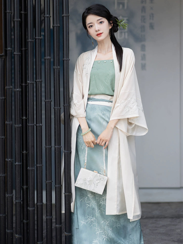 This blue modern hanfu features elegant hanfu sleeves, a stylish hanfu jacket, and timeless charm. Perfect for a princess hanfu dress, fairy hanfu dress, or casual hanfu, it suits every hanfu woman. Layer with a hanfu shirt or wear as a modern hanfu dress, inspired by Ming Dynasty hanfu. Ideal for hanfu cosplay or as a cozy winter hanfu, it’s available at our trusted hanfu shop. Wondering where to buy hanfu? Start here for authentic styles.