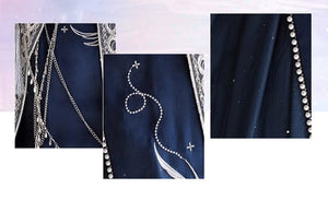 Discover a blue modern hanfu with elegant hanfu sleeves, a stylish hanfu jacket, and timeless charm. Perfect for princess hanfu dress, fairy hanfu dress, or casual hanfu, it suits every hanfu woman. Pair with a hanfu shirt or wear it as a modern hanfu dress. Inspired by Ming Dynasty hanfu, it’s ideal for hanfu cosplay or as a cozy winter hanfu. Visit our hanfu shop for the best modernised hanfu and authentic blue hanfu.