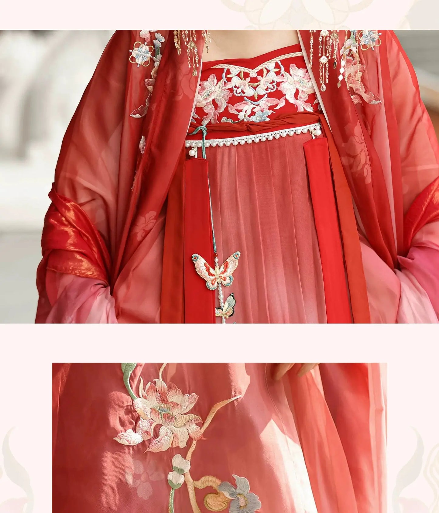 This red hanfu with flowing hanfu sleeves and elegant hanfu layers is inspired by Ming Dynasty hanfu male styles. Pair it with a princess hanfu dress, hanfu shirt, or charming hanfu lolita. Available in silk hanfu, cotton hanfu, and plus size hanfu options, it’s perfect for any occasion. Shop authentic designs at a trusted hanfu shop and complete your look with this versatile hanfu jacket loved by hanfu woman fans.