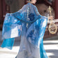 This blue hanfu for women features elegant hanfu sleeves, intricate hanfu patterns, and layered designs. Perfect as a princess hanfu dress, fairy hanfu dress, or sexy hanfu, it’s inspired by Tang Dynasty hanfu and ideal for hanfu cosplay or hanfu dance styles. Shop plus size hanfu, hanfu skirts, and more at our trusted hanfu shop. Wondering where to buy hanfu? Explore hanfu for sale from top Chinese clothing brands and the best Chinese designer clothing websites at our Chinese clothing store online.