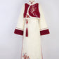 autumn and winter lolita spring dawn Chinese style short vest new year red robe long sleeve op cheongsam dress