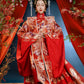 Ming-Dynasty wedding clothes round neck robe men's stand-up collar large-sleeved jacket Xiacheng horse face skirt women's Hanfu