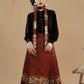 Ming Dynasty Hanfu women's horse skirt sweater autumn and winter suit
