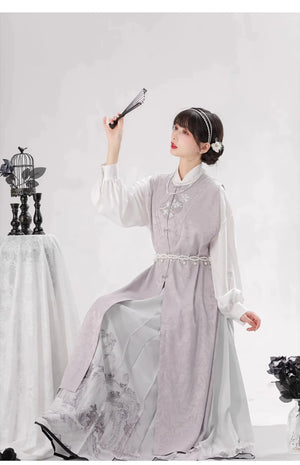 This purple hanfu for women features elegant hanfu sleeves, intricate hanfu patterns, and layered hanfu skirt designs. Perfect as a princess hanfu dress, fairy hanfu dress, or sexy hanfu, it’s inspired by Tang Dynasty hanfu and ideal for hanfu cosplay or hanfu dance styles. Available in plus size hanfu, it’s perfect for any occasion. Wondering where to buy hanfu? Visit our hanfu shop for the best hanfu for sale options.