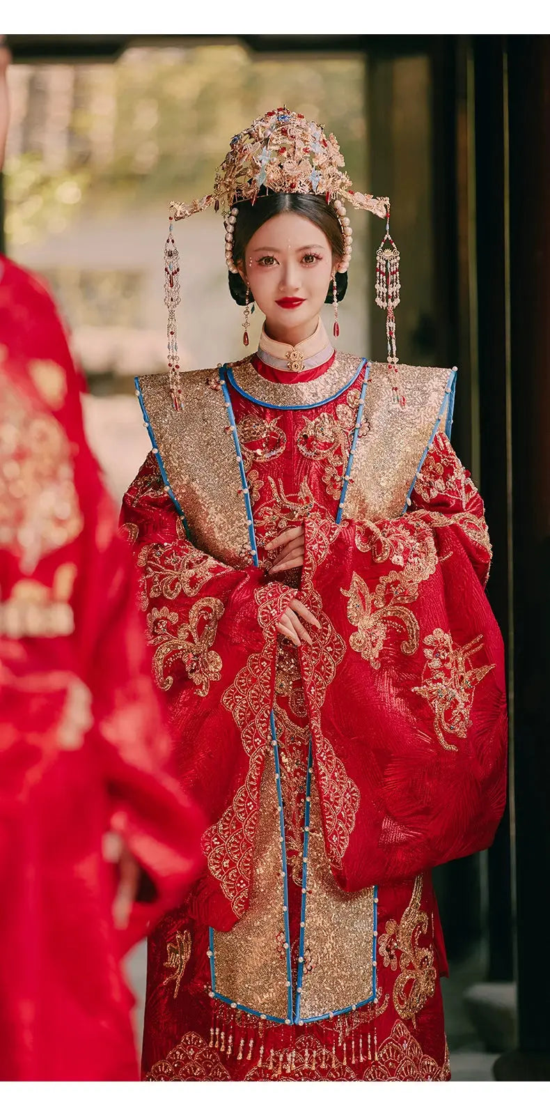 Discover elegant red Chinese wedding dresses, cheongsam wedding dresses, and Chinese collar wedding gowns. For men, shop Chinese wedding suits, male outfits, and wedding hanfu. Our collection includes plus size Chinese wedding dresses, modern Chinese wedding dresses, and accessories like Chinese wedding shoes and flowers. Don’t miss our Chinese wedding cabinet for special occasions.