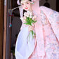 Pink Korean traditional court dress