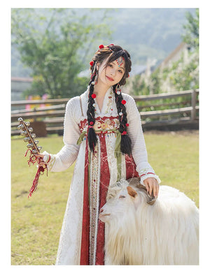 Shengle Long Dream winter Hanfu cloak and chest-high dress product photo 18