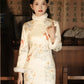 national style tea  cheongsam, autumn clothes