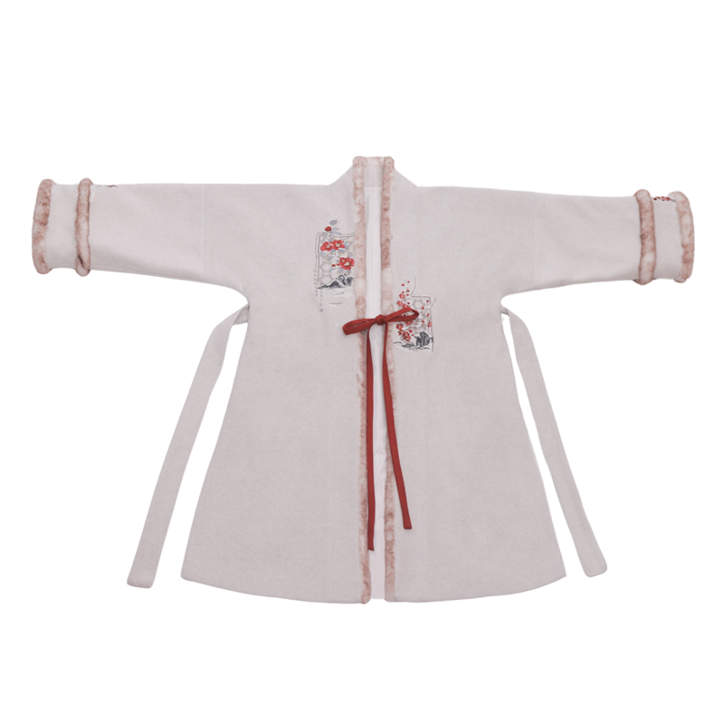 [Snow guest] Song Hanfu autumn and winter woolen set