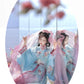 Flowers fly into dreams, Warring States robe embroidery fairy spring and summer Hanfu