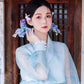 Blue Hanbok Korean Dress Women's Court Dress