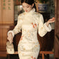 national style tea  cheongsam, autumn clothes