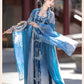 This blue hanfu for women features elegant hanfu sleeves, intricate hanfu patterns, and layered designs. Perfect as a princess hanfu dress, fairy hanfu dress, or sexy hanfu, it’s inspired by Tang Dynasty hanfu and ideal for hanfu cosplay or hanfu dance styles. Shop plus size hanfu, hanfu skirts, and more at our trusted hanfu shop. Wondering where to buy hanfu? Explore hanfu for sale from top Chinese clothing brands and the best Chinese designer clothing websites at our Chinese clothing store online.