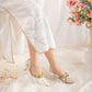 Vine embroidery cheongsam shoes