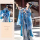 This blue hanfu for women features elegant hanfu sleeves, intricate hanfu patterns, and layered designs. Perfect as a princess hanfu dress, fairy hanfu dress, or sexy hanfu, it’s inspired by Tang Dynasty hanfu and ideal for hanfu cosplay or hanfu dance styles. Shop plus size hanfu, hanfu skirts, and more at our trusted hanfu shop. Wondering where to buy hanfu? Explore hanfu for sale from top Chinese clothing brands and the best Chinese designer clothing websites at our Chinese clothing store online.