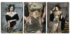 Shop casual cheongsam, cheongsam skirts, and luxurious silk cheongsam in cheongsam green or black cheongsam. Choose a-line cheongsam, halter cheongsam, or cheongsam evening gowns with cheongsam embroidery or dragon designs. Explore modern wedding qipao, custom qipao, and cozy winter qipao styles. Crafted from premium cheongsam fabric, options include long sleeve cheongsam dresses, qipao vintage, and modern cheongsam tops.